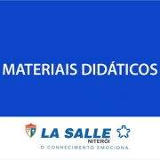 Materiais didáticos à venda no Colégio