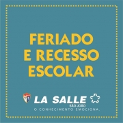 12 e 13 de outubro: Feriado e Recesso Escolar