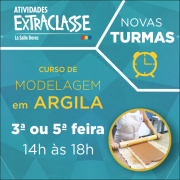 Inscrições abertas para Curso de Modelagem em Argila