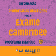 Prorrogadas inscrições para exame Cambridge English