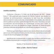 Comunicado Importante - Decreto nº 41.842/DF