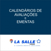 Novo menu para Calendários de Avaliações e Ementas