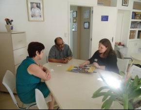 Representante da Arizona State University visita o LSSA