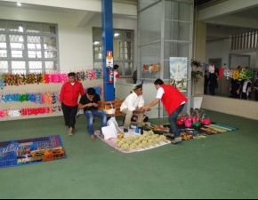 Visita da etnia Kaingangue no Colégio La Salle Esteio