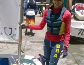 Atleta lassalista é campeã brasileira na vela