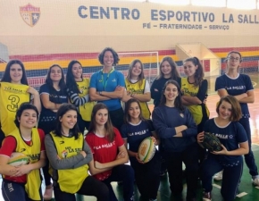 Ensino Fund. e Médio conhecem o Touch Rugby