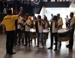 Visita da Escola de Samba Bola Preta