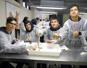 Visita ao Laboratório de Anatomia da PUC