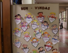 Homenagem ao Dia das Mães do 1° ano do Ensino Fundamental de 2017