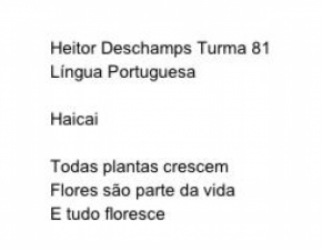 8º Ano cria poesia para o Instagram