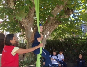 Turno Integral em atividade circense