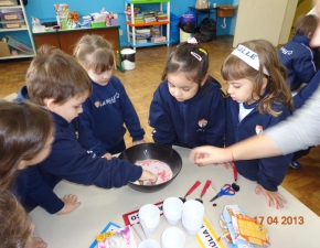 Aula de Culinária do Pré I