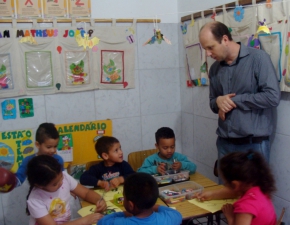 Entrega das doações arrecadadas na XI Gincaninha