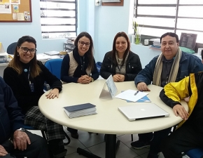 Visita do Irmão Nestor ao La Salle Pão dos Pobres