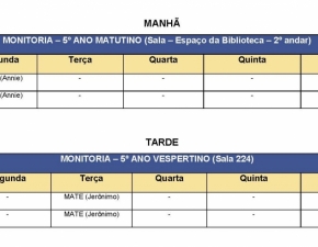 Projeto Monitoria