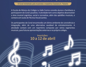 Escola de Música está com inscrições abertas