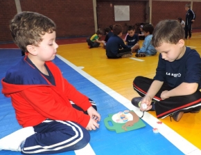 Jogo da Velha integra alunos do Pré 2 e 1º ano 