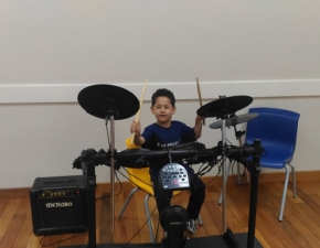 Bateria nas aulas de música 3