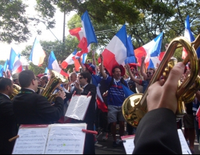 Banda Marcial no Caminho do Gol