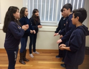 Percussão corporal em artes