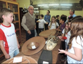 Novas peças no Museu - 4º ano