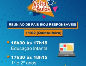 Reunião de Pais e Responsáveis On-line